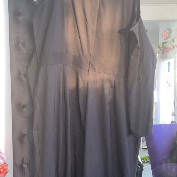 Monfi C Black jumpsuit with fringe bottom - Picture 11 of 12